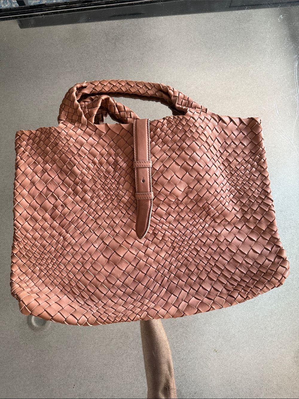 Falorni Italia leather handbag preowned